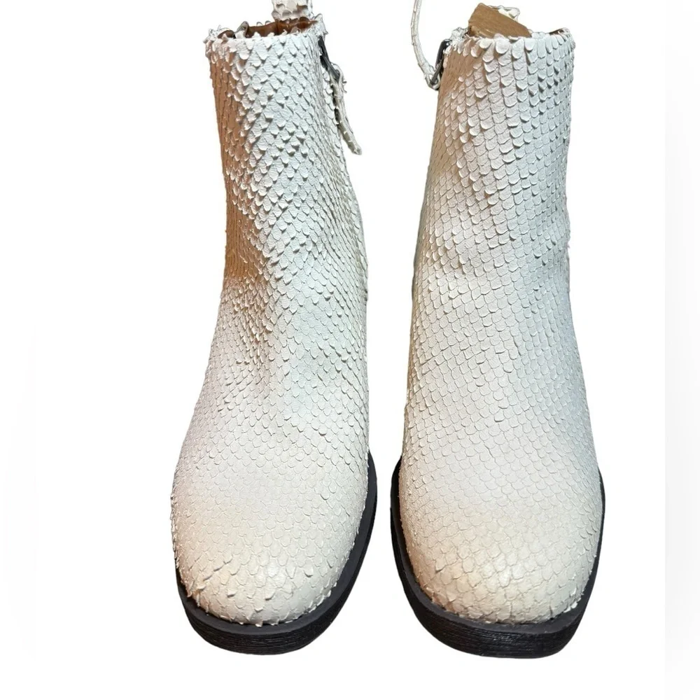 Franco Sarto Kessa Python Artesian Leather Bootie